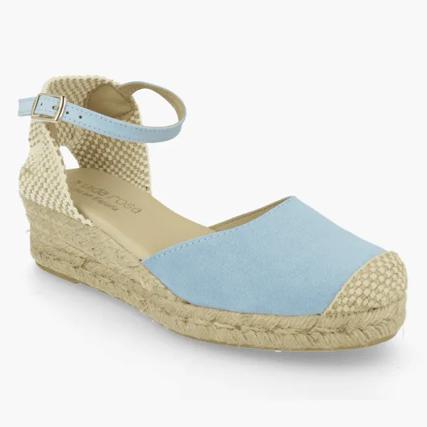 ALPARGATAS con CUÑA MUJER MOD. LANZAROTE AZUL
