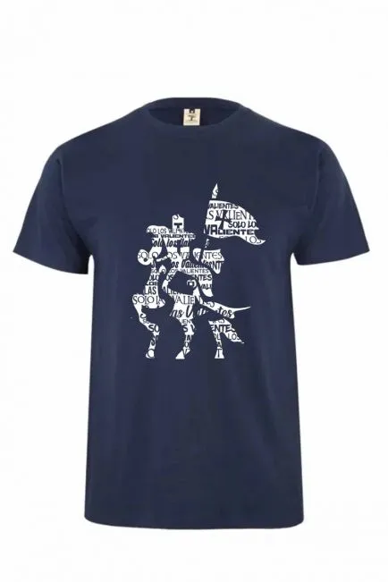 Camiseta de algodón - Templario a caballo