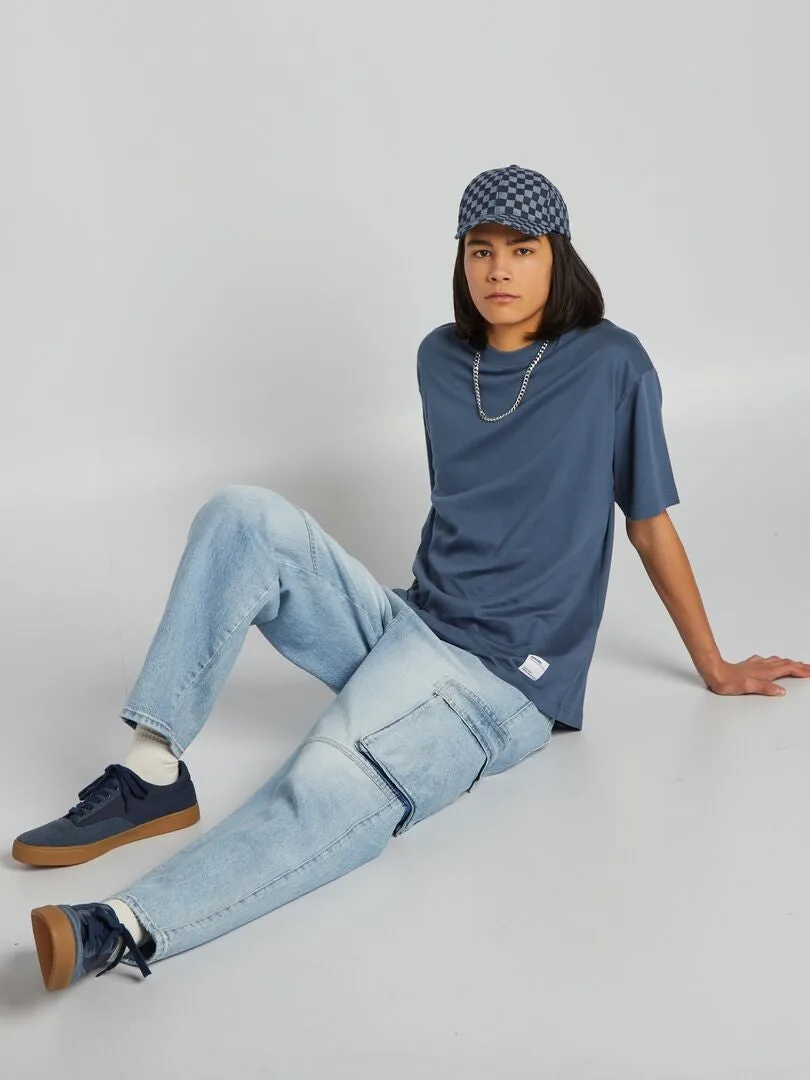 Camiseta de punto - AZUL