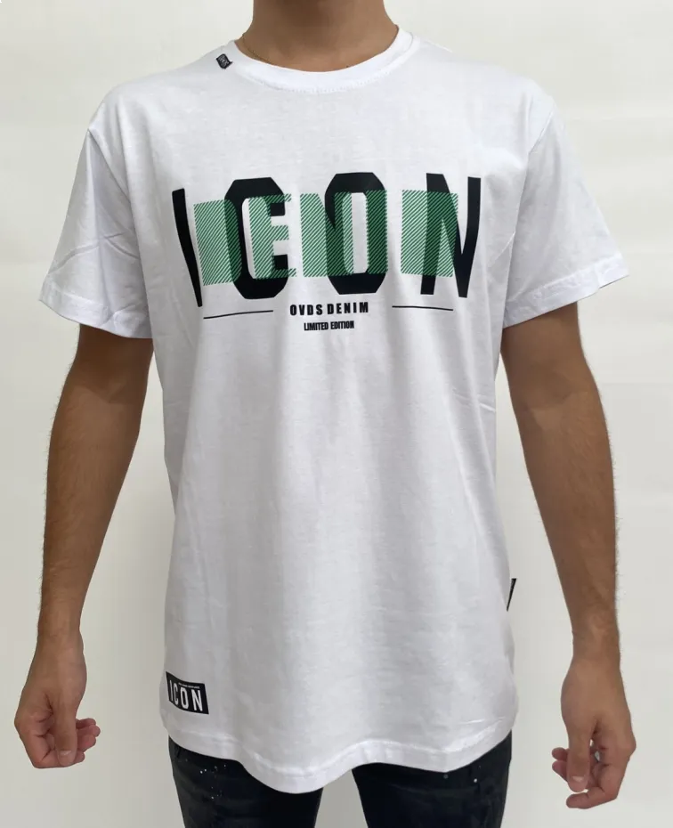 Camiseta OVDS ICON - 21-086DENIM BLANCO