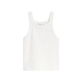 Cropped Tank Top in Ecru