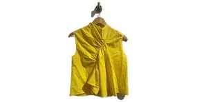 Céline Camiseta CELINE.fr 34 Algodón Amarillo 