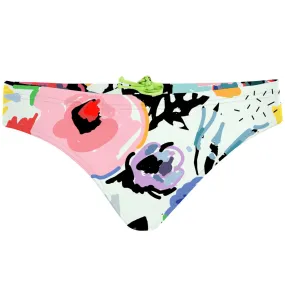 Floral Splash - Bandeau Bikini Bottom