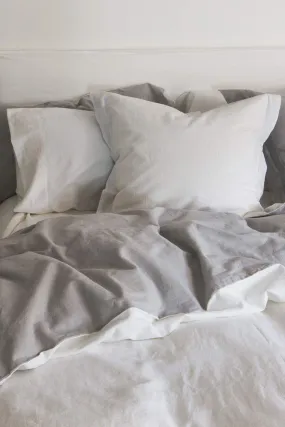 Funda nórdica lino algodón reversible. Cama 135-140cm.