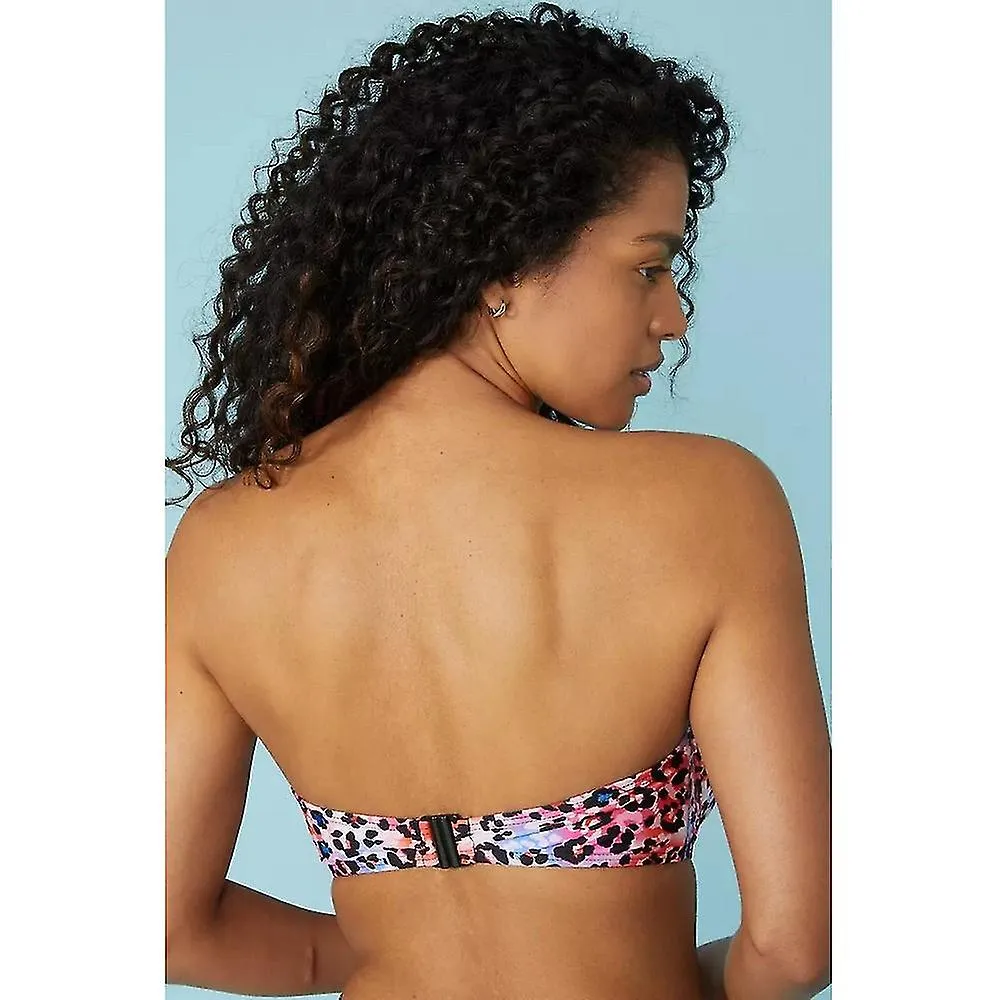 Gorgeous Women/ladies Animal Print Strapless Bikini Top