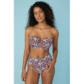 Gorgeous Women/ladies Animal Print Strapless Bikini Top