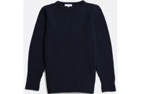 Jersey Far Afield Hamish Ribbed Knit Carbon