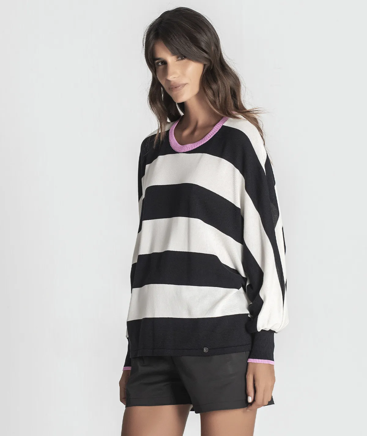 Jersey rayas blanco y negro