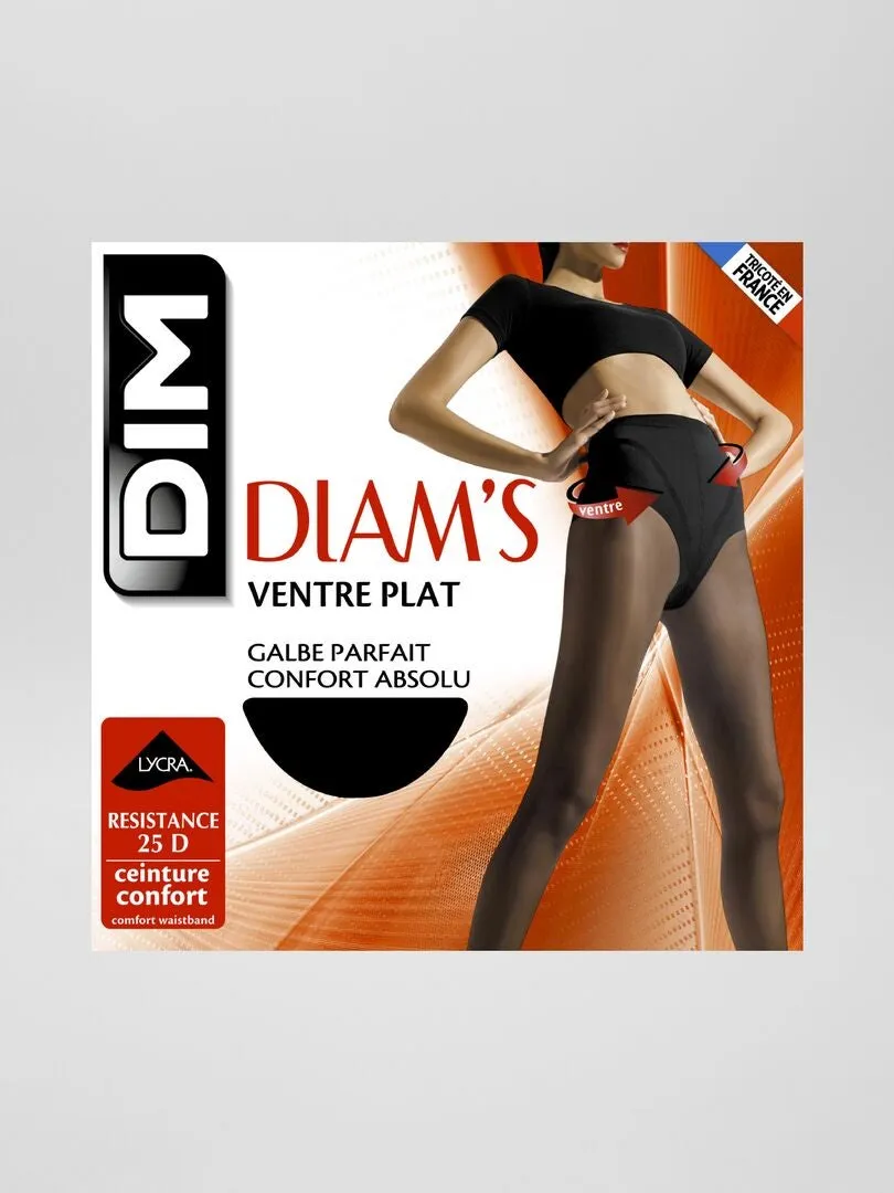 Medias Diams efecto vientre plano 'DIM' - negro