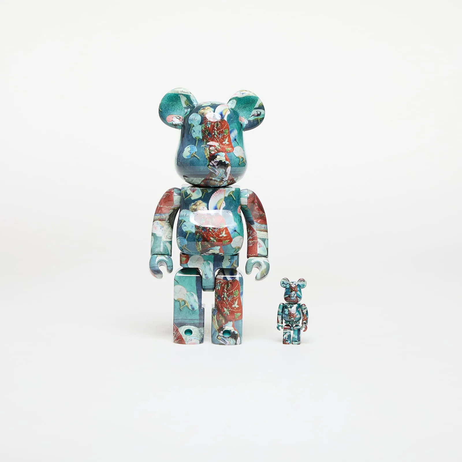 Medicom Toy Boston Museum Claude Monet "La Japonaise" 100% & 400% Be@rbrick figure set
