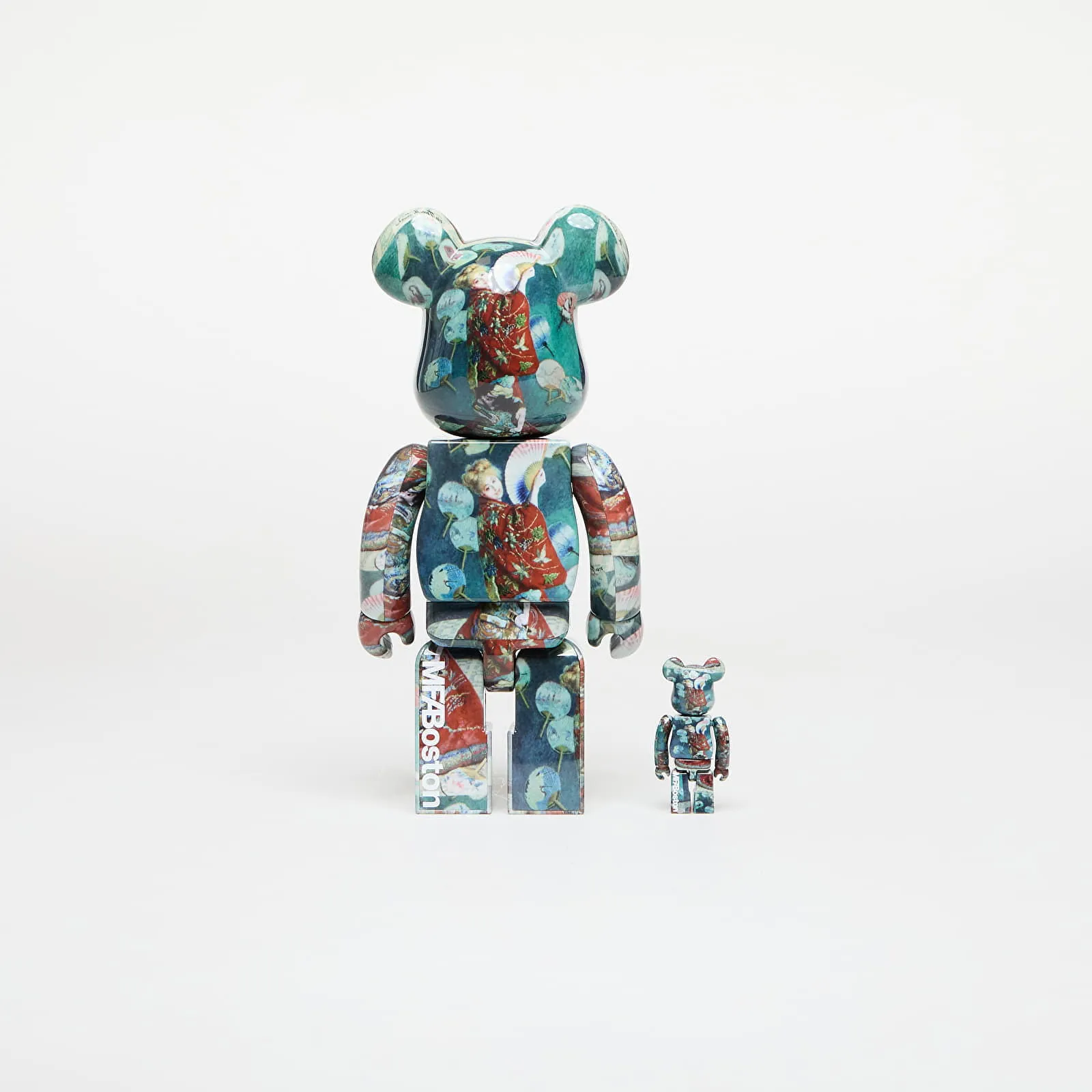 Medicom Toy Boston Museum Claude Monet "La Japonaise" 100% & 400% Be@rbrick figure set
