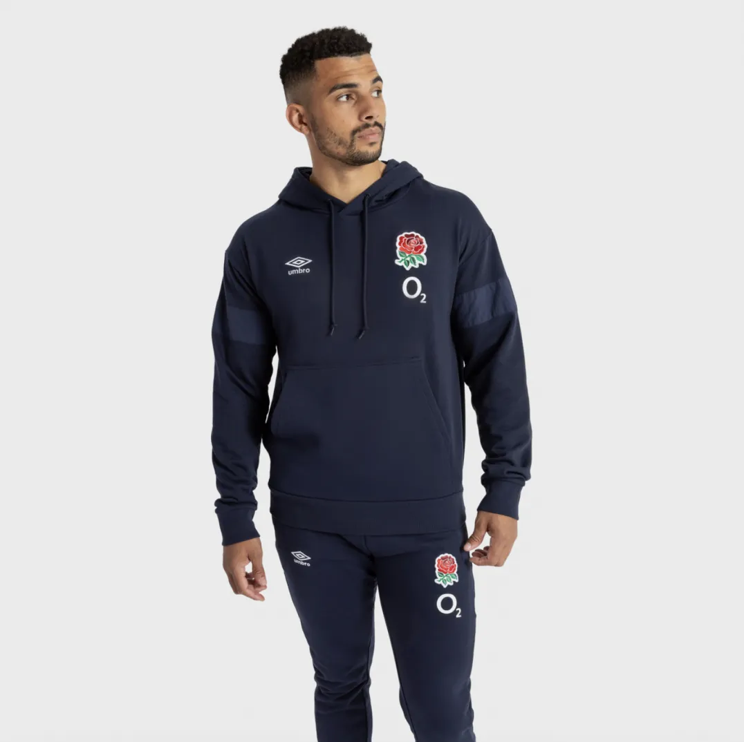 Moletom com capuz de lã Umbro England Rugby 23-24 (O2) Blazer marinho