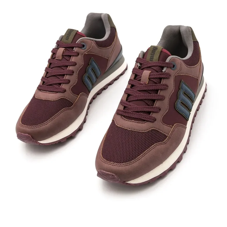 Mustang Sneakers Joggo Track "Burgundy"