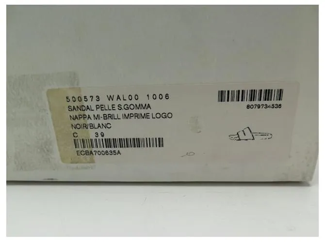 NUEVAS SANDALIAS BALENCIAGA DE PISCINA EN CAUCHO NEGRO TAMAÑO 39 NUEVAS ZAPATOS 