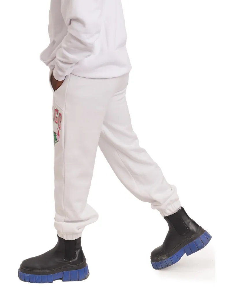 PANTALON AREA ZERO BLANCO CHICAGO SNEAKERS JOGGER