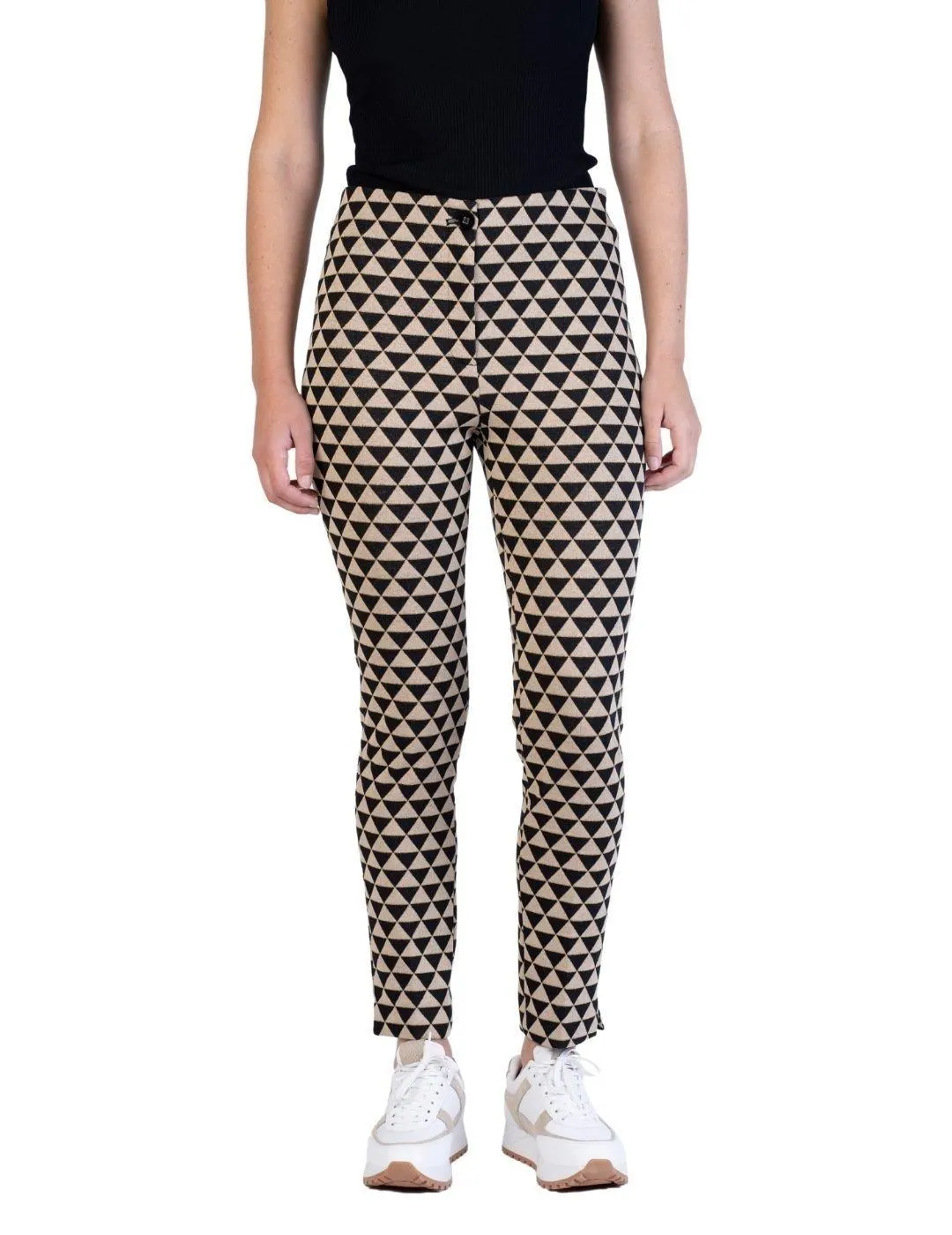 Pantalones y Vaqueros con detalles multicolor para mujeres + HONGO