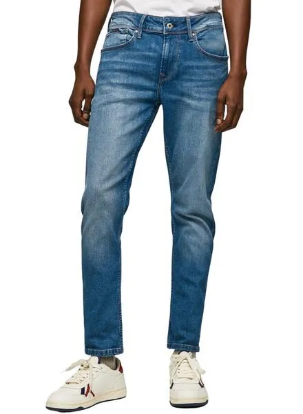 Pantalón Vaquero Pepe Jeans Finsbury Azul Hombre
