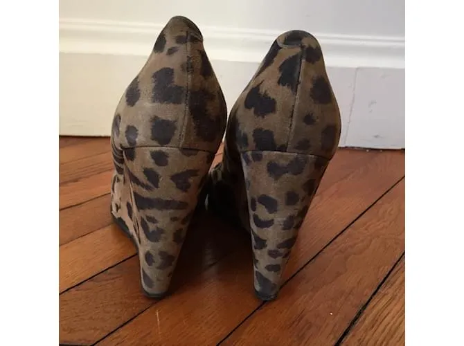 PIERRE HARDY Tacones T.UE 41 cuero Beige 
