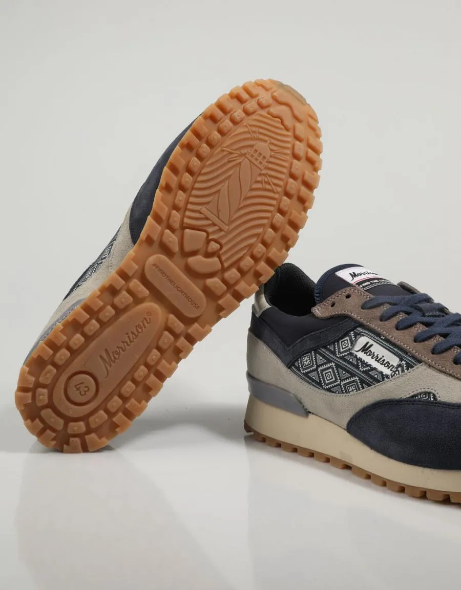  sneakers MORRISON Alpha Arthur en Navy Blue 81160