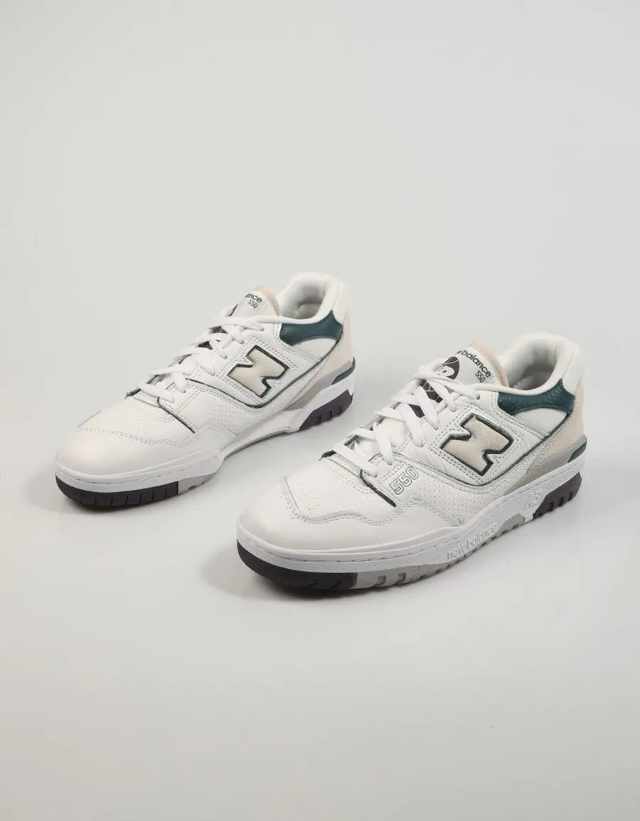  sneakers NEW BALANCE Bb550 WCB-WHITE/GREEN 83404