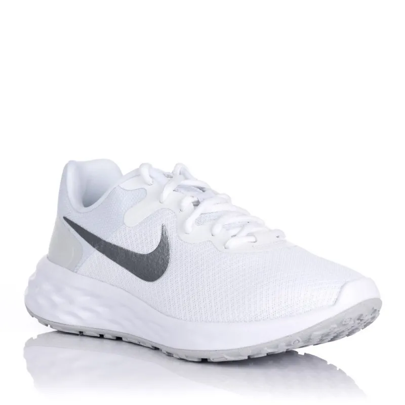 Sneakers Nike Dc3729 Revolutn Mujer Blanco-plata