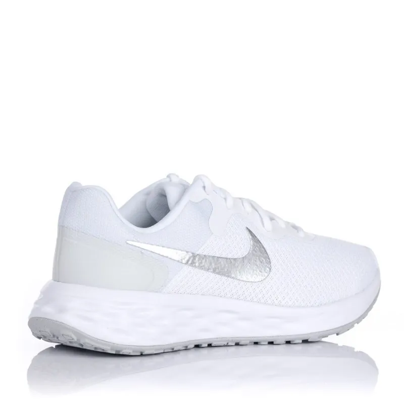 Sneakers Nike Dc3729 Revolutn Mujer Blanco-plata