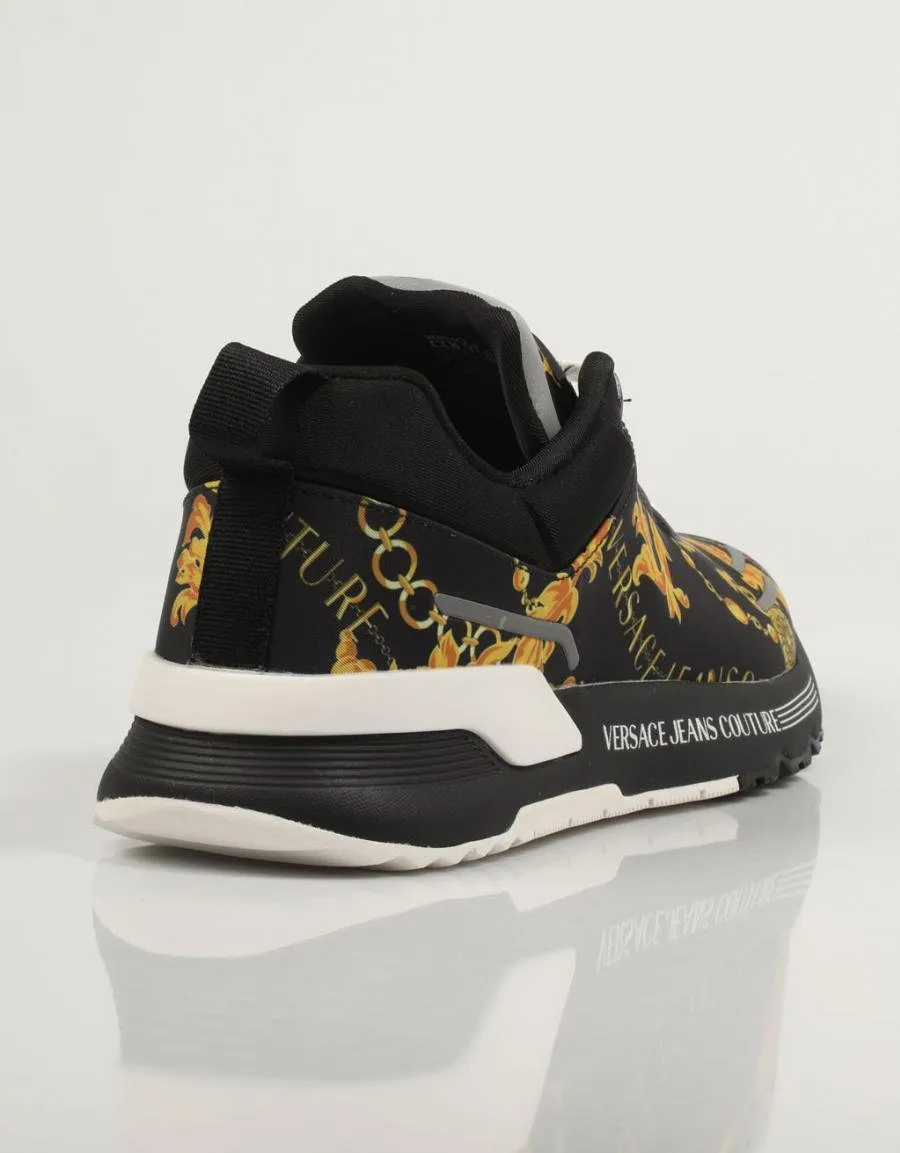  sneakers VERSACE Vj008 Fondo Dynamic 75ya3sa1 en Black 83227