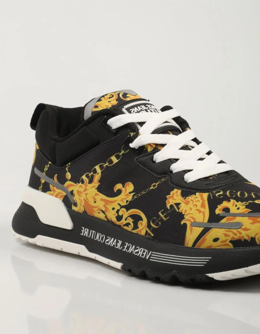  sneakers VERSACE Vj008 Fondo Dynamic 75ya3sa1 en Black 83227