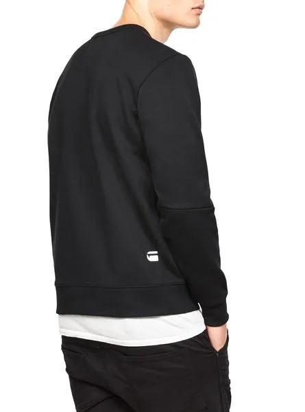 sudadera g-star noct stalt negra