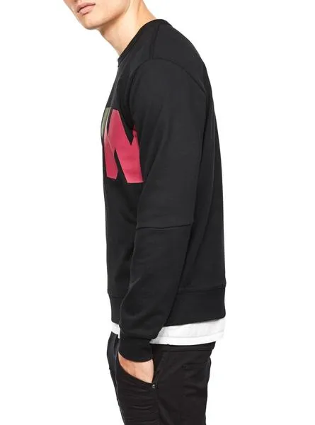 sudadera g-star noct stalt negra