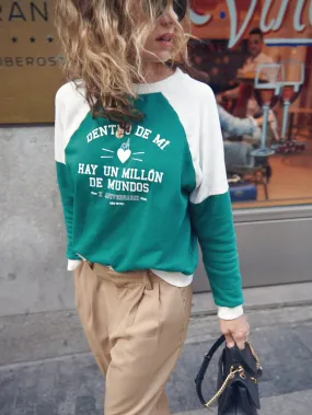 SUDADERA "X ANIVERSARIO" VERDE