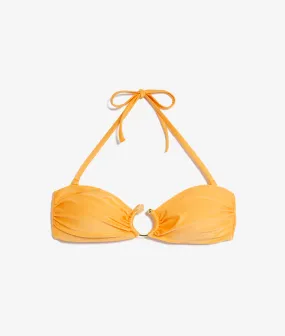 Sujetador bikini bandeau, tirantes ajustables CAPSULE WENDY JAUNE ACIDULE - ETAM