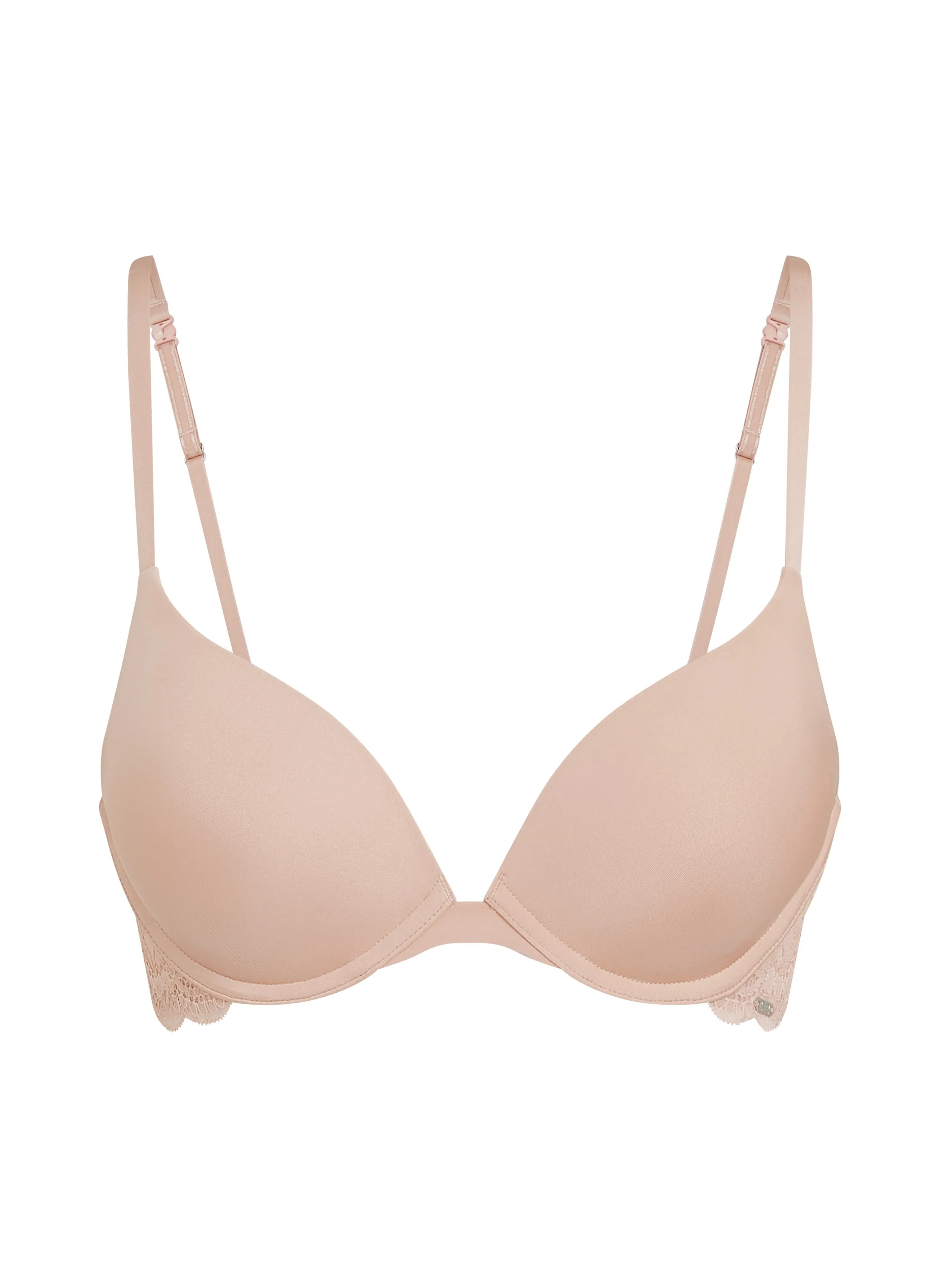 Sujetador push-up de aros preformado Angie - Beige
