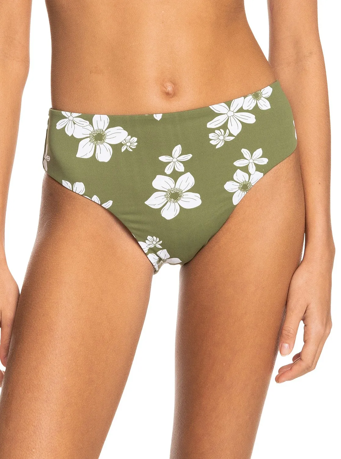 traje de baño Roxy Retro Revo Bikini HL Midwaist - GNG6/Loden Green Surfrider Spirit S - women´s