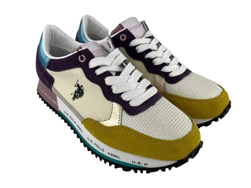 U.S Polo ASSN. | Sneakers-Tenis con cordones mujer multicolor Cleef