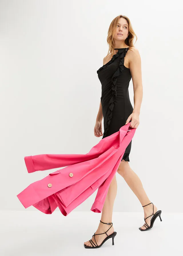 Vestido de algodón Negro