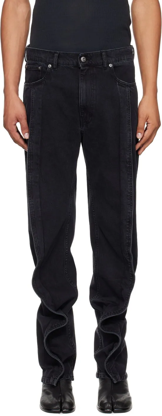 Y/PROJECT Black Banana Jeans