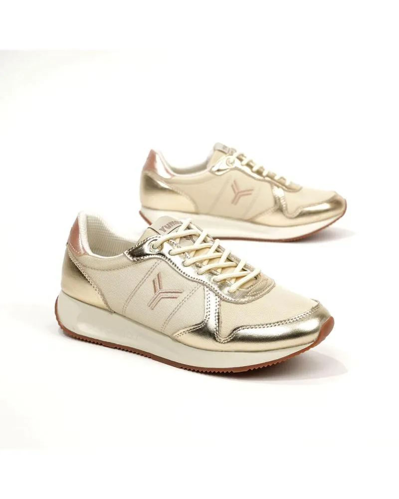 Zapatillas deporte YUMAS  de Mujer SNEAKERS HERA  BEIGE